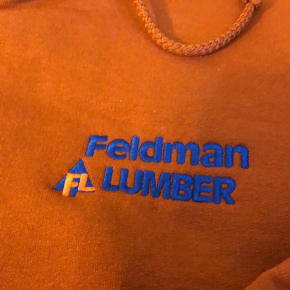 A hoodie sweatshirt size large L 50% cotton - Picture 3 of 4